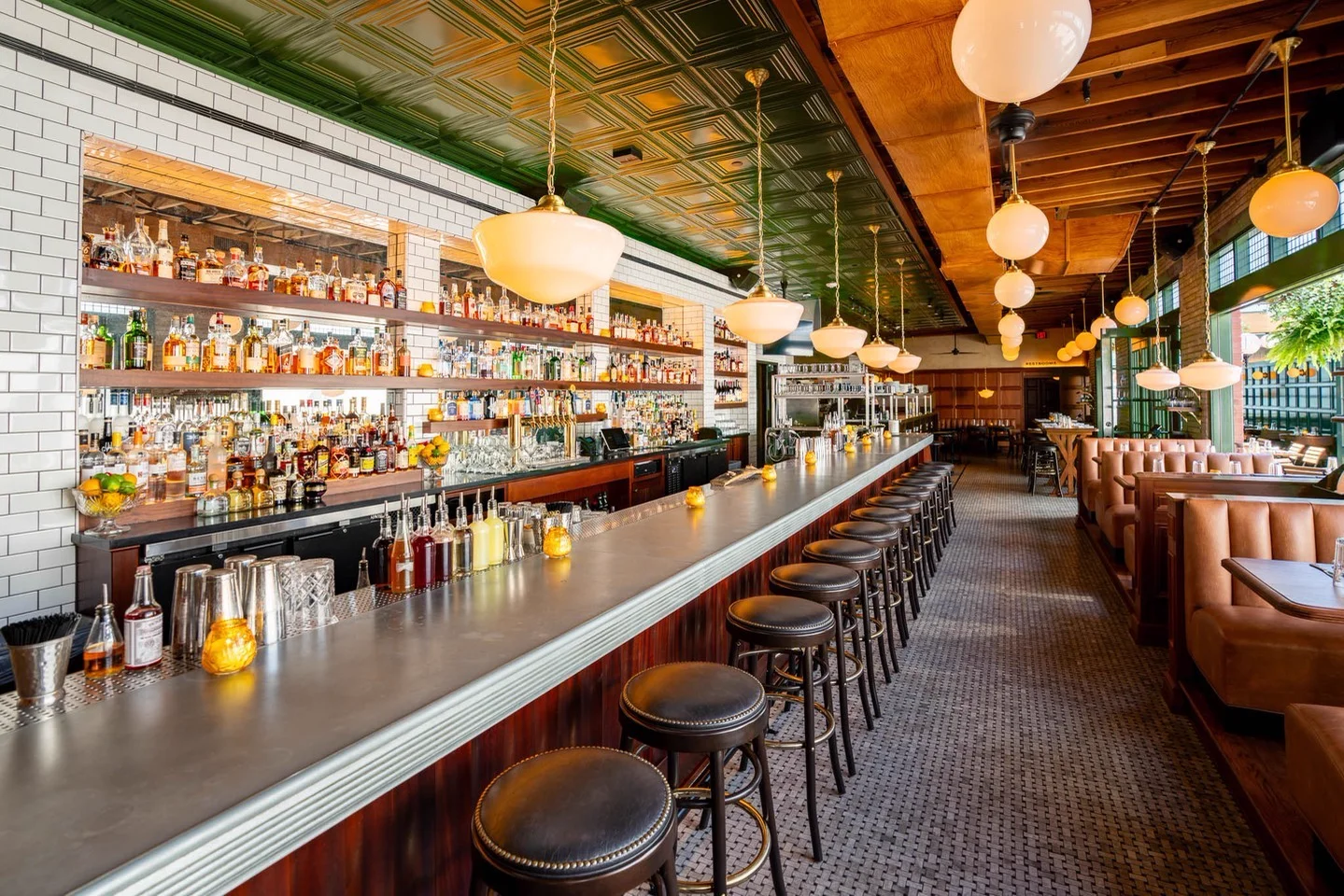 Zinc countertop — gin gins