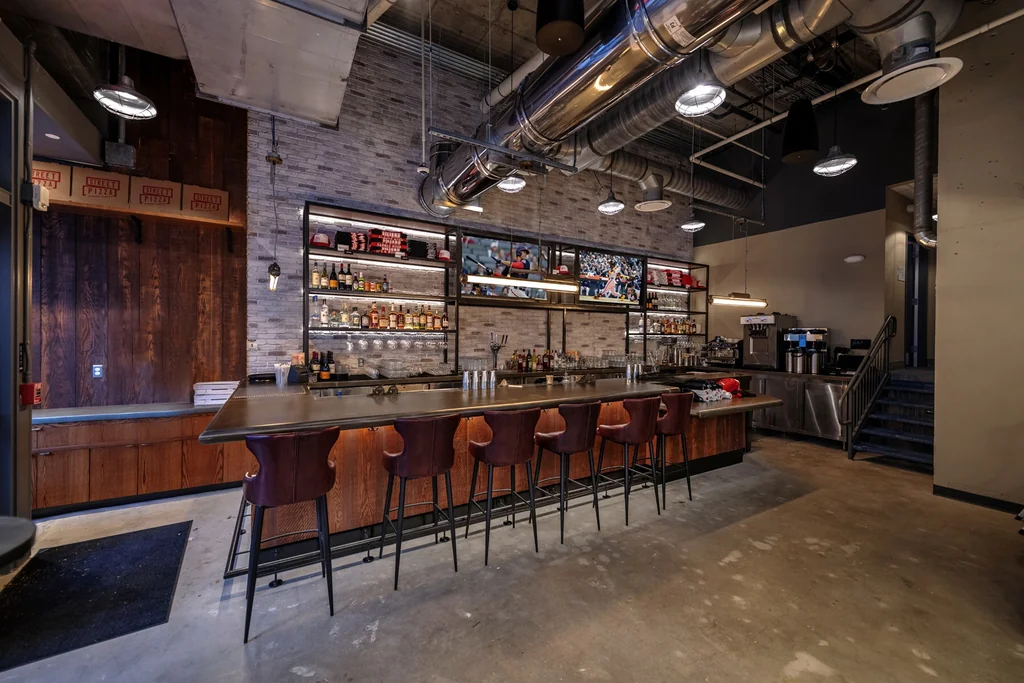 Zinc countertop — street pizza